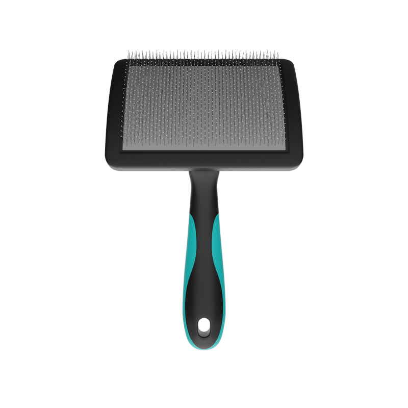 Rasqueadeira Pet Curva Grande com Bolinhas Propetz