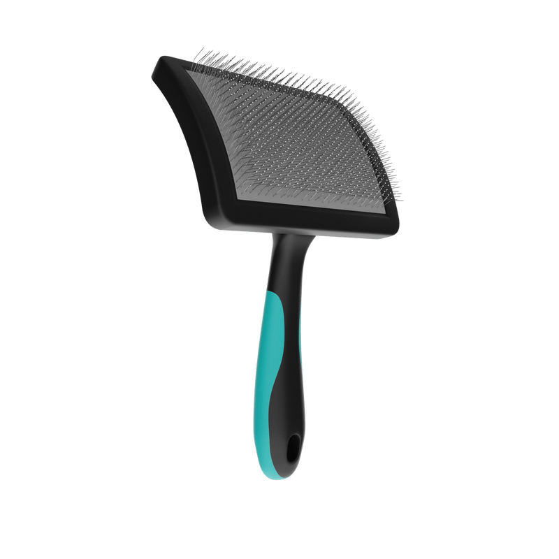 Rasqueadeira Pet Curva Grande com Bolinhas Propetz - Imagem 3