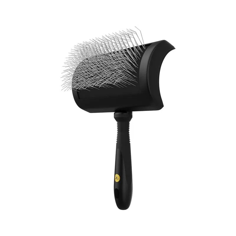 Rasqueadeira Pet Curva Média de Pinos Longos e Firmes Premium Propetz - Imagem 2