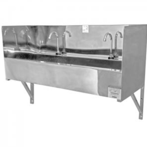 Lavatório Duplo em Aço Inox