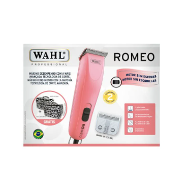 Máquina de Tosa Profissional Romeo Bivolt Wahl + Bolsa da Wahl de Brinde - Imagem 2