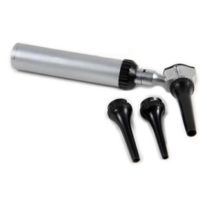 Otoscópio Veterinário c/ Luz Led Branca