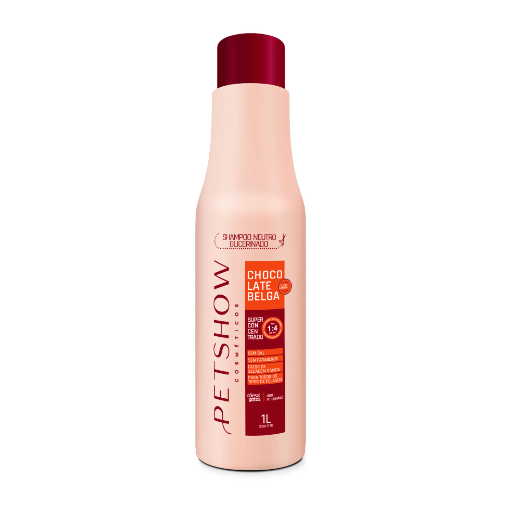 Shampoo Neutro Chocolate Belga 1 Litro Pet Show