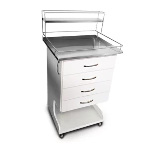 CARRO PARA CURATIVO COM GABINETE EM MDF