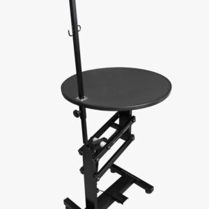 Mesa de Tosa Redonda Pneumática Com Regulagem de Altura  Modelo Com Regulagem De Altura Pneumática - Tampo Giratório de 65cm