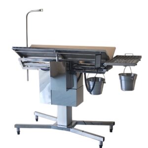 Mesa cirúrgica pantográfica calha totalmente em aço inox com 4 motores