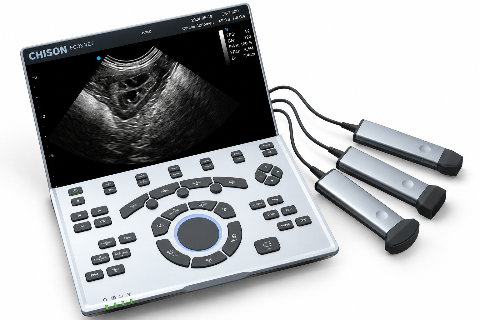 Ultrassom Veterinário Chison SonoAir Vet