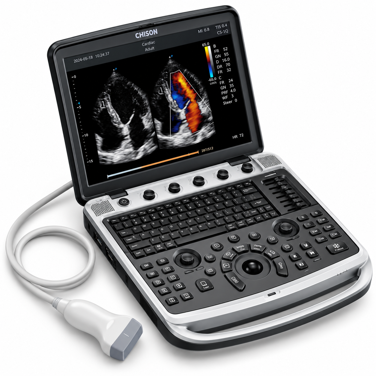 Ultrassom Veterinário SonoBook 9 Doppler Colorido