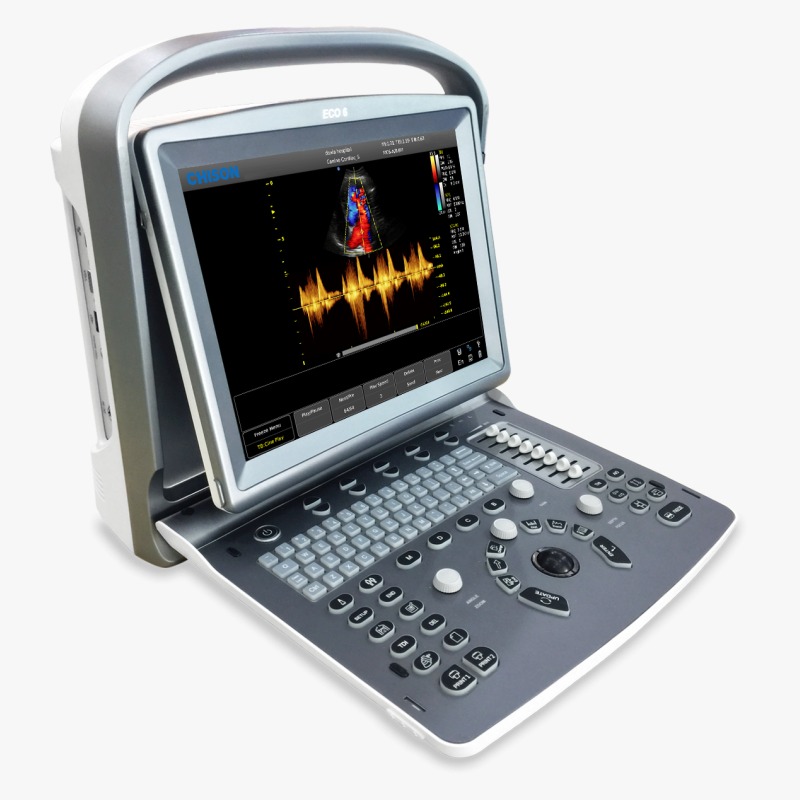 Aparelho Ultrassom Veterinário ECO6 VET Chison — Doppler Colorido Portátil